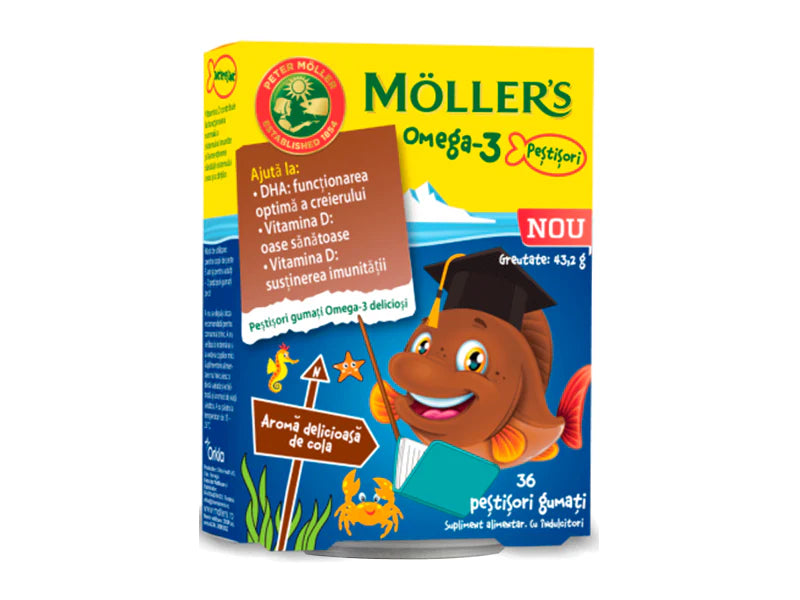 Möller’s Omega-3 Fishes Cola jeleuri-Orkla Health AS