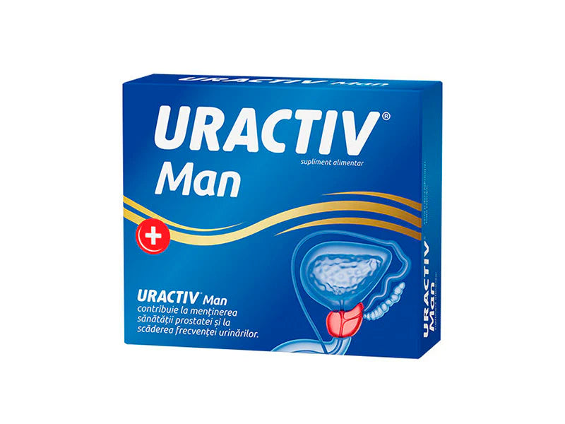 Uractiv Man capsule – Sănătatea prostatei & vitalitate masculină | Fiterman Pharma (Terapia)