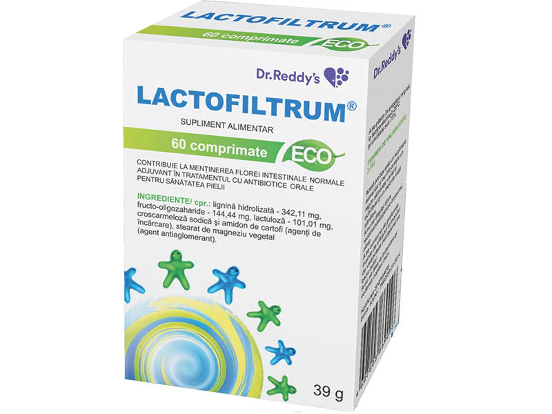 Lactofiltrum Eco comprimate – Detox & echilibru intestinal | AVVA Rus SAD