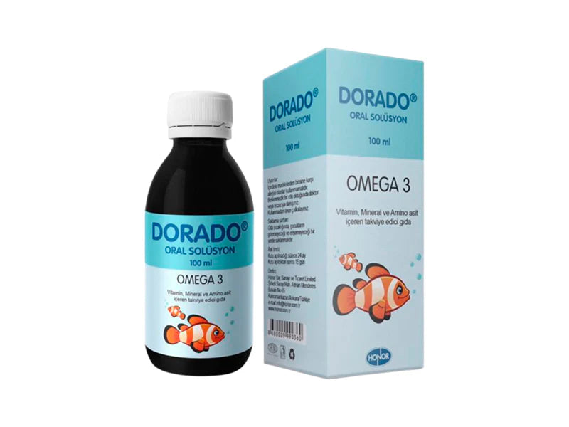 Omega 3 Dorado cu vitamine și minerale soluție orală 100 ml-Honor Pharma Ceutical