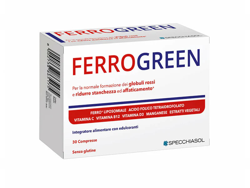 Ferrogreen Plus comprimate cu îndulcitori  Specchiasol SRL