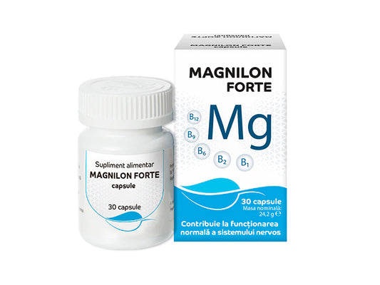 Magnilon Forte capsule – Magneziu + Complex Vitamine B-Vitapharm-Com SRL, IM