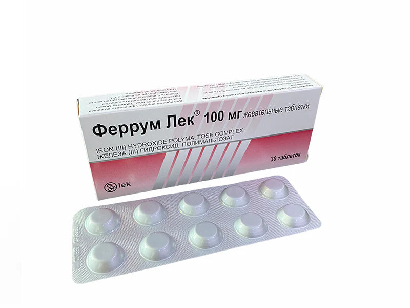 Ferrum Lek 100 mg comprimate masticabile  Sandoz Pharmaceuticals