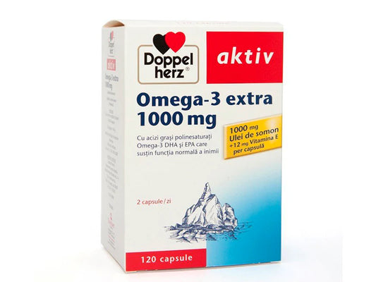 Doppelherz Omega 3 1g capsule – 120 capsule,Queisser Pharma GmbH & Co. KG