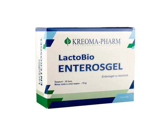 Lactobio Enterosgel plic 15 g – Detox & adsorbant intestinal | Kreoma-Pharm