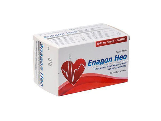 Epadol Neo (Omega-3) – capsule moi,Uzina de vitamine din Kiev” SAP, Ucraina