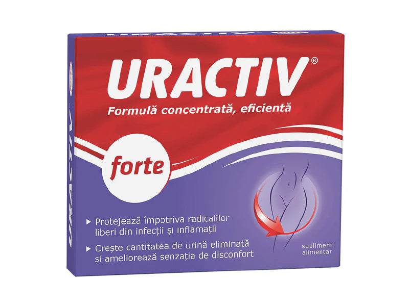 Uractiv Forte capsule – Uroseptic natural | Fiterman Pharma (Terapia)