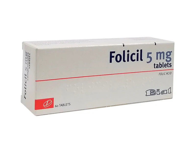 Folicil 5 mg comprimate  BIAL Portela