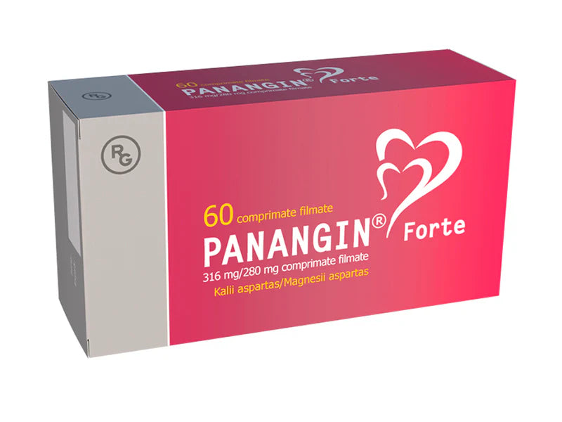 Panangin Forte 316 mg/280 mg comprimate filmate – Potasiu + Magneziu | Gedeon Richter