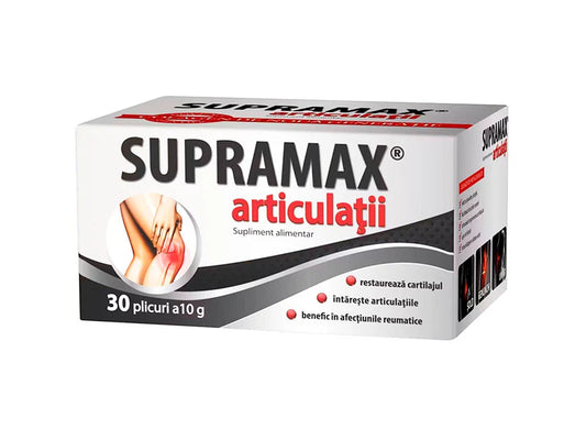 Supramax Articulații 10 g pulbere (30 plicuri) – Colagen hidrolizat FORTIGEL® – NP Zdrovit