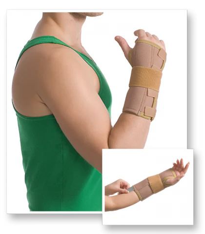 Orteză pentru încheietura mâinii cu șină de rigidizare Nr. 8551-Med Textile