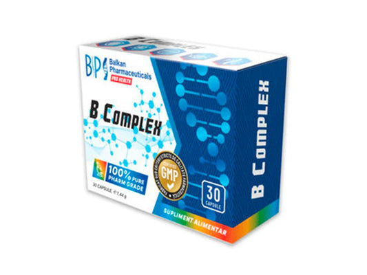 B Complex – 8 vitamine din grupa  Balkan Pharmaceuticals