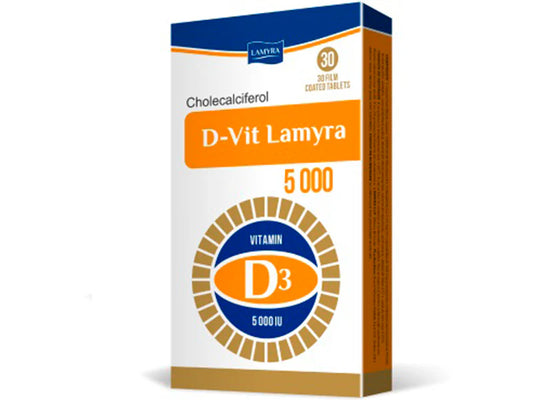 D-Vit Lamyra® D3 5000 UI – 30 comprimate filmate – Quest Vitamins Middle