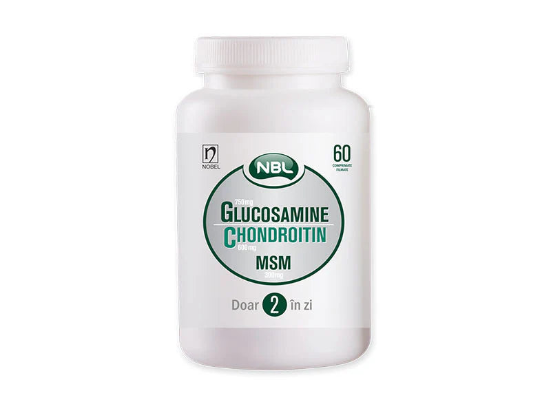 NBL Glucosamine 750 mg + Chondroitin 600 mg + MSM 300 mg comprimate filmate-Nobel İlaç
