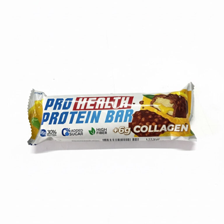 Baton Proteic Orange Crunch, 50 g – Gust Fresh de Portocală și Ciocolată