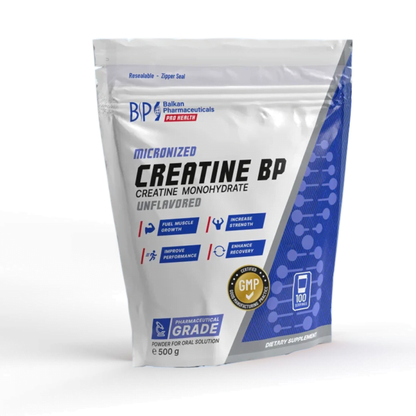 Creatine BP Pulbere 500 g – Creatină Monohidrat Micronizată