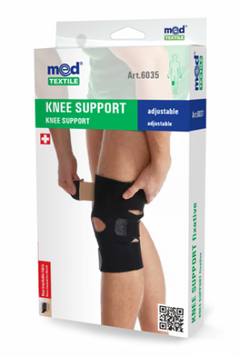 Orteză elastică ajustabilă pentru articulația genunchiului Nr. 6035-Med Textile