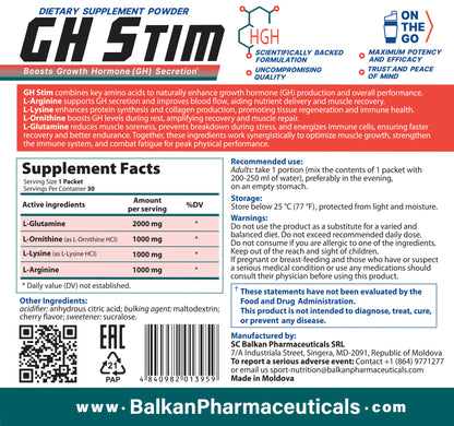 GH Stim BP – Suport pentru Hormonul de Creștere, Regenerare și Masă Musculară
